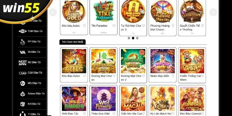 Tải app Win55 về máy bạn sẽ được tận hưởng kho game đồ sộ